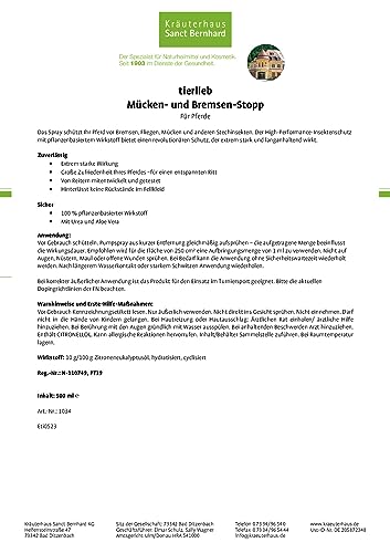 tierlieb-m-cken-bremsen-stopp-pferde-spray-500ml image 4