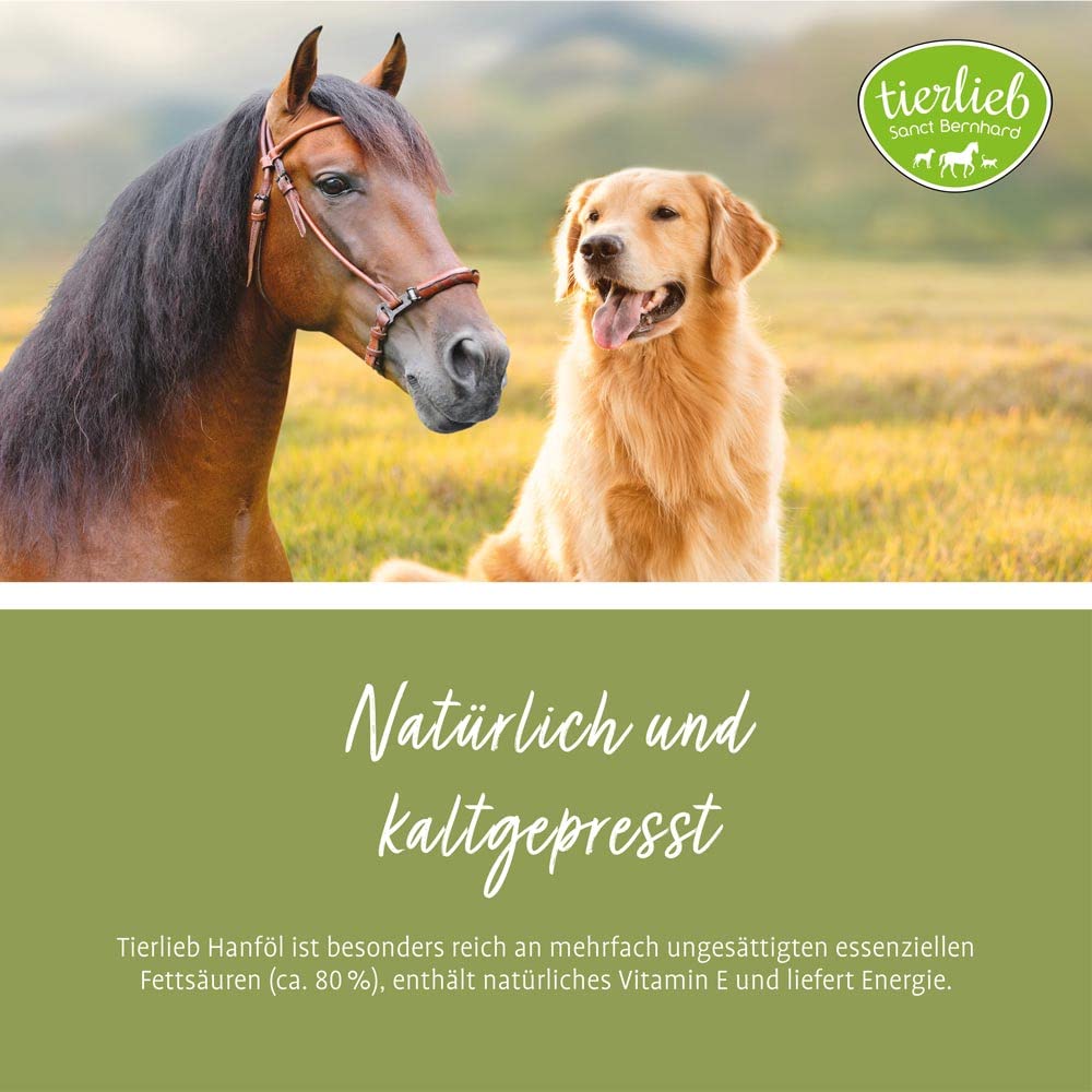 tierlieb-sanct-bernhard-hanf-l-hund-pferd-1000-ml-tier-l image 2