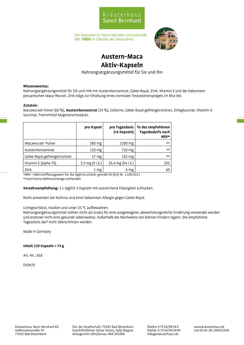 sanct-bernhard-austern-maca-aktiv-kapseln-120-st-zink-vitamin-e image 6