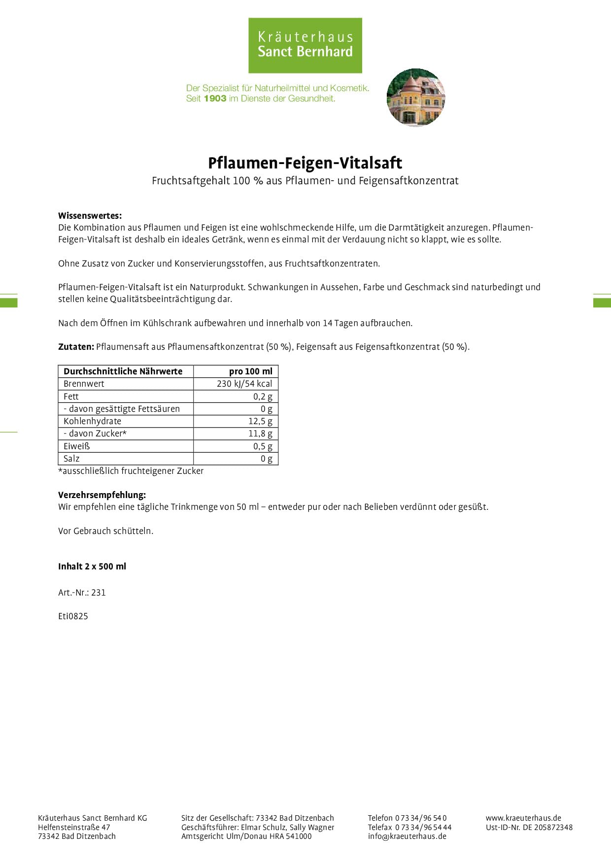 sanct-bernhard-pflaumen-feigen-vitalsaft-4x500-ml-ohne-zucker image 2