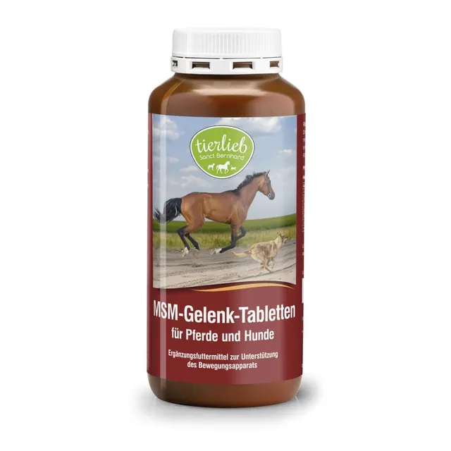 tierlieb-msm-gelenk-tabletten-pferd-hund-500-vitamin-c image 1