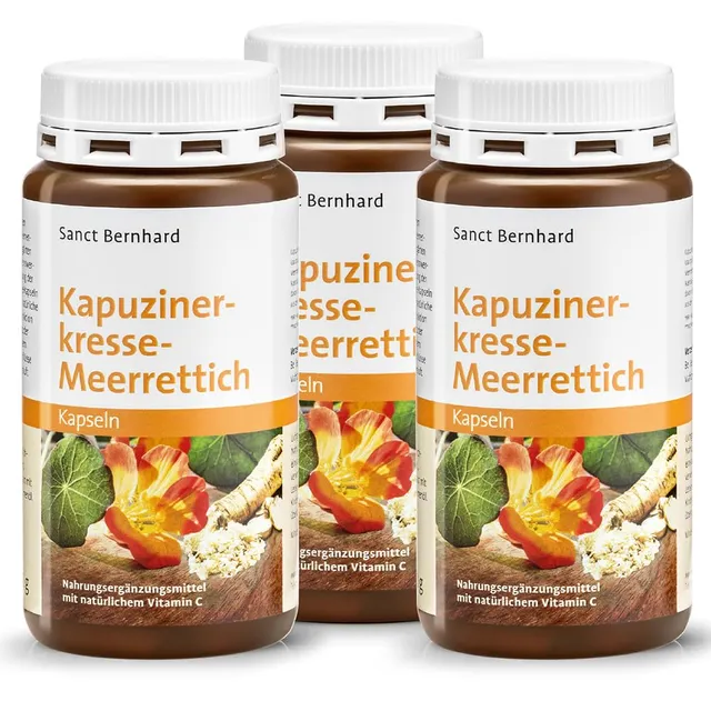 sanct-bernhard-kapuzinerkresse-meerrettich-kapseln-3x180-vitamin-c image 1