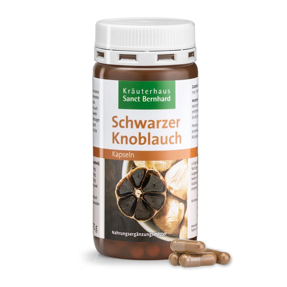 sanct-bernhard-schwarzer-knoblauch-kapseln-120-st-geruchlos-antioxidans image 1