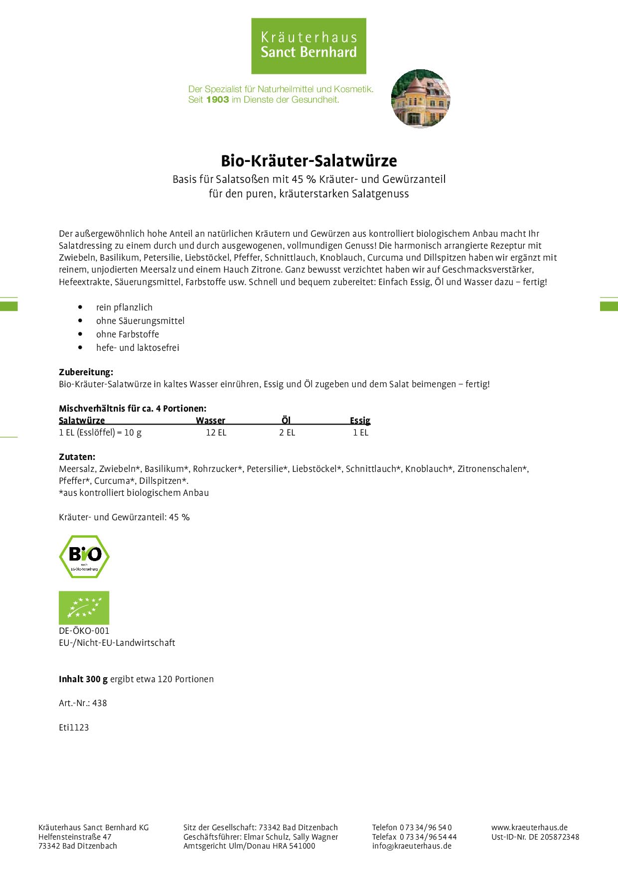 sanct-bernhard-bio-kr-uter-salatw-rze-300-g-meersalz image 2