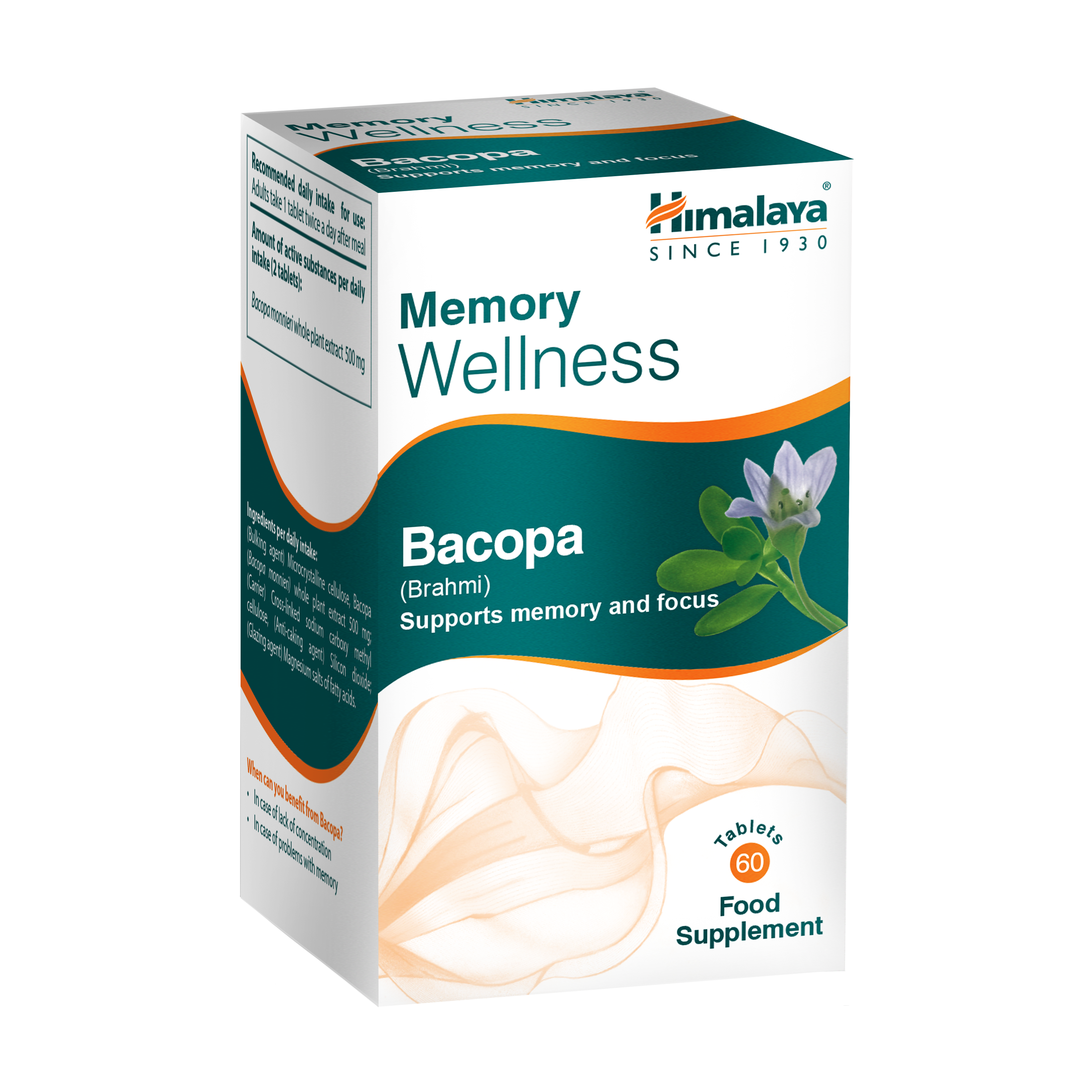 himalaya-bacopa-brahmi-tabletten-60-st-ck-ged-chtnis-fokus image 2
