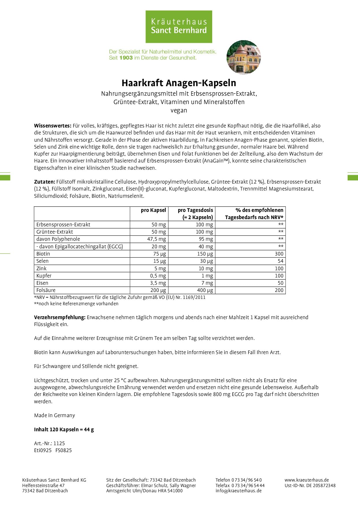 sanct-bernhard-haarkraft-anagen-kapseln-vegan-120-haarkapseln image 6
