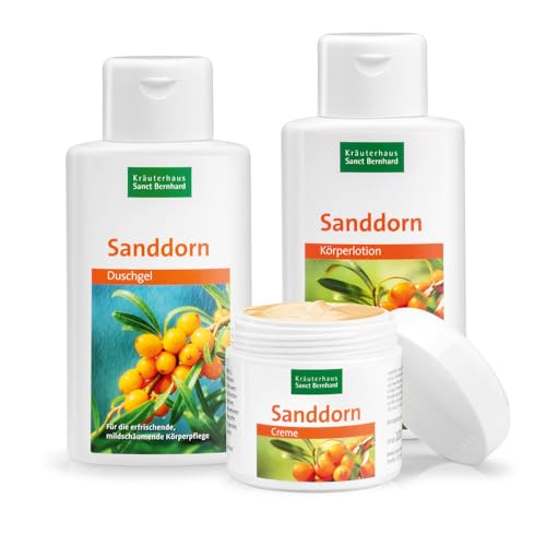 kr-uterhaus-sanct-bernhard-sanddorn-pflegeset-creme-lotion-dusche-3x250-ml image 5