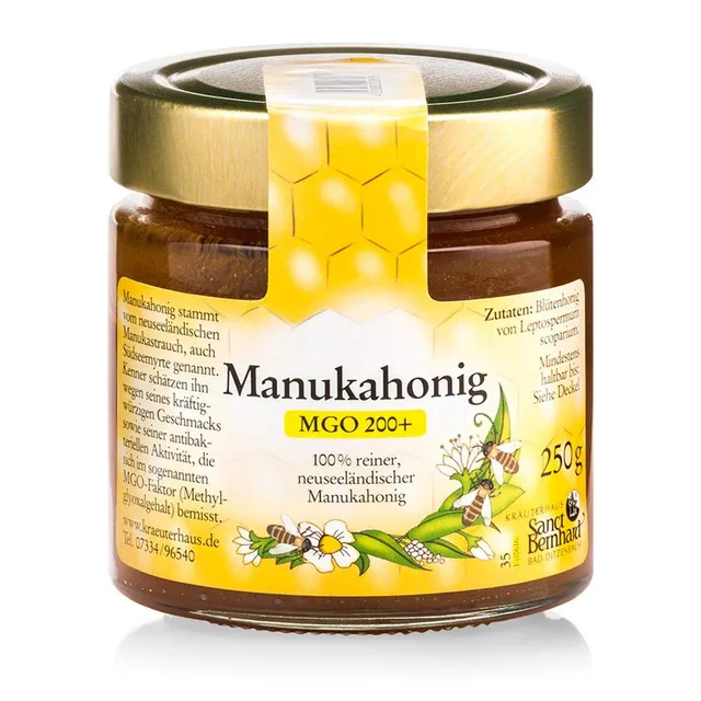 sanct-bernhard-manuka-honig-mgo-200-honig-250-g-rein-neuseeland image 1