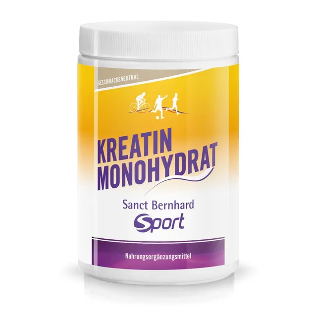 sanct-bernhard-sport-kreatin-monohydrat-pulver-600g-neutral image 1