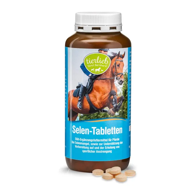 tierlieb-selen-tabletten-pferde-vitamin-e-500-tabletten-admr image 1
