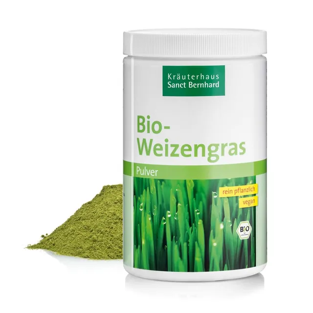 kr-uterhaus-sanct-bernhard-bio-weizengras-pulver-350-g-getrocknet image 1