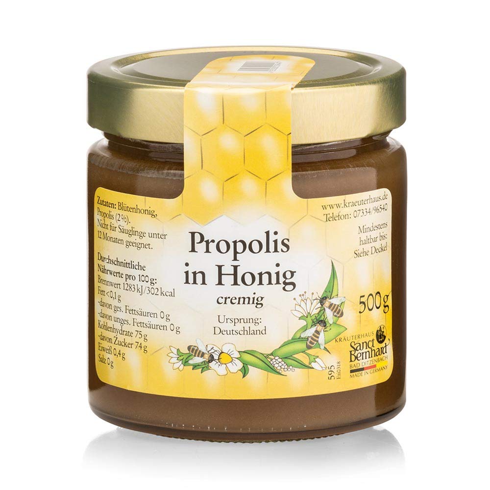 sanct-bernhard-propolis-in-honig-cremig-500-g-deutsch image 1