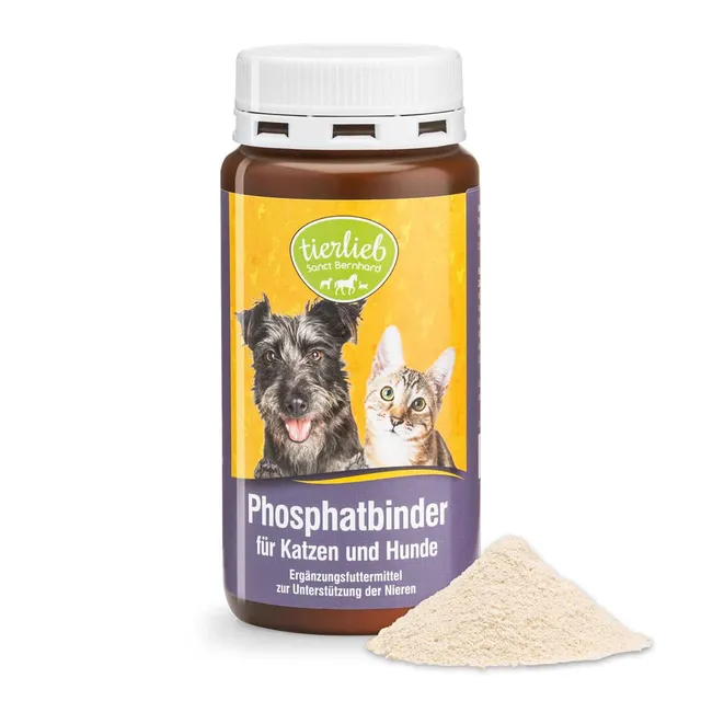 sanct-bernhard-tierlieb-phosphatbinder-futter-katze-hund-140-g-nieren image 1