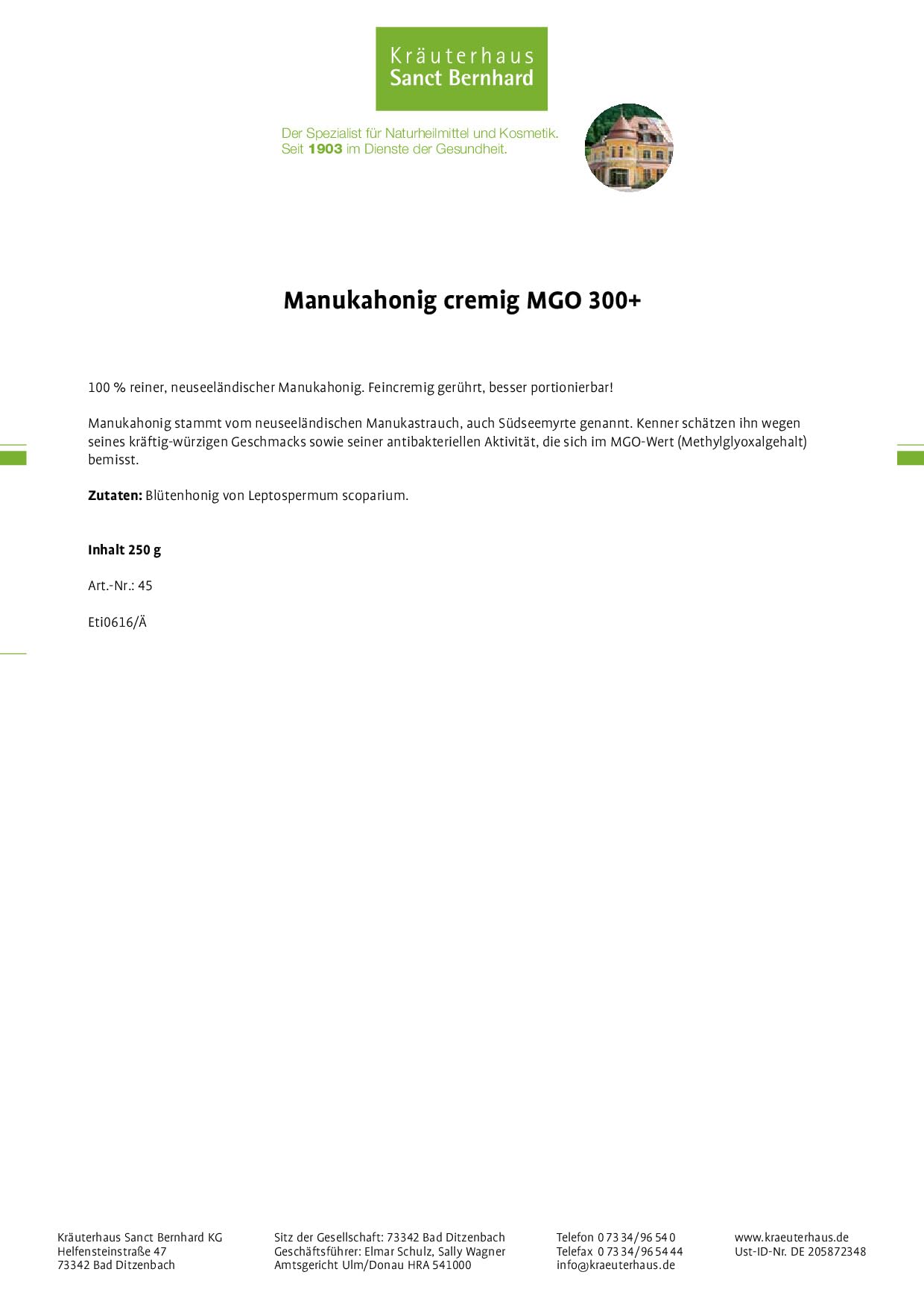 kr-uterhaus-sanct-bernhard-manuka-honig-mgo-300-250-g-cremig image 3