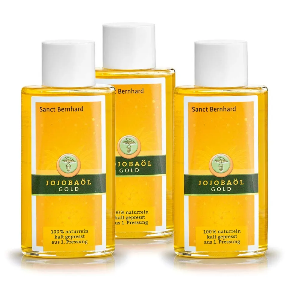 sanct-bernhard-jojoba-l-gold-haut-l-3x100-ml-set-trocken image 1