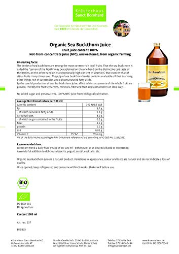sanct-bernhard-bio-sanddorn-vitalsaft-2x500-ml-vitamin-c image 5