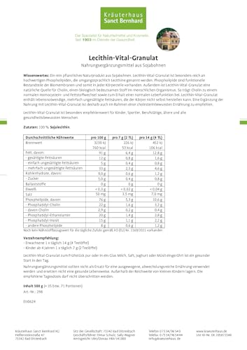 sanct-bernhard-lecithin-vital-granulat-500-g-soja-cholin image 4