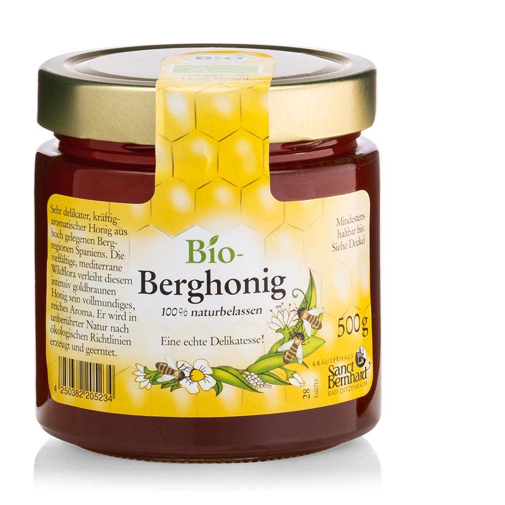 sanct-bernhard-bio-berghonig-500-g-spanien-naturbelassen image 1