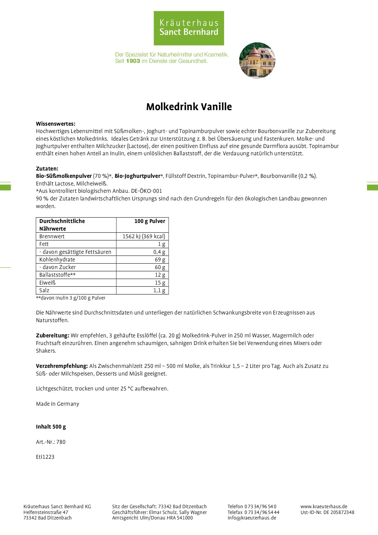 kr-uterhaus-sanct-bernhard-molkedrink-vanille-500g image 2