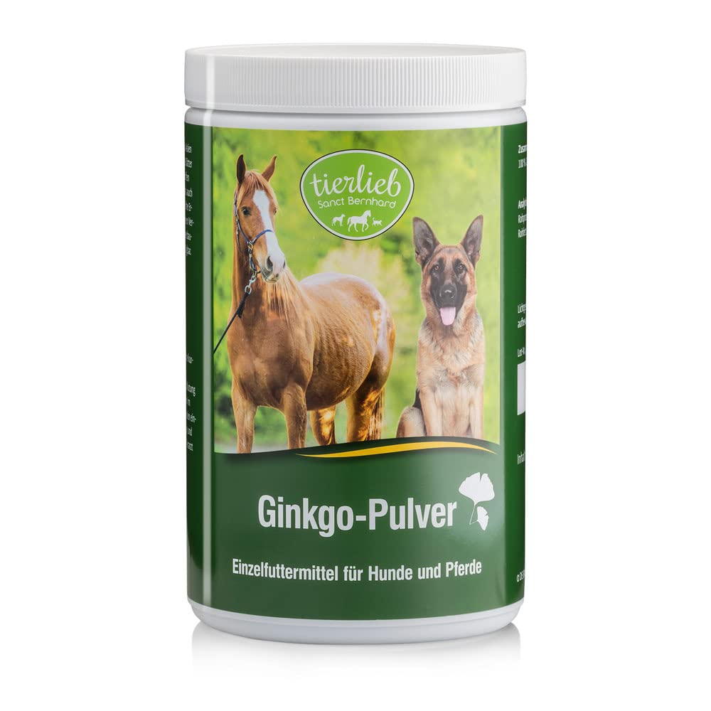 sanct-bernhard-tierlieb-ginkgo-pulver-400-g-hunde-pferde image 1
