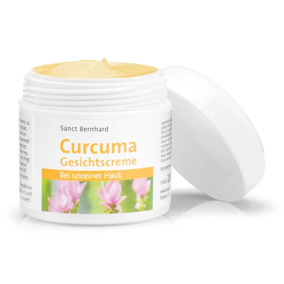 sanct-bernhard-curcuma-gesichtscreme-pflegecreme-100-ml-unreine-haut image 1