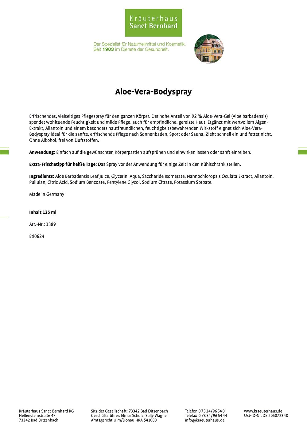 kr-uterhaus-sanct-bernhard-aloe-vera-bodyspray-125-ml-allantoin image 2