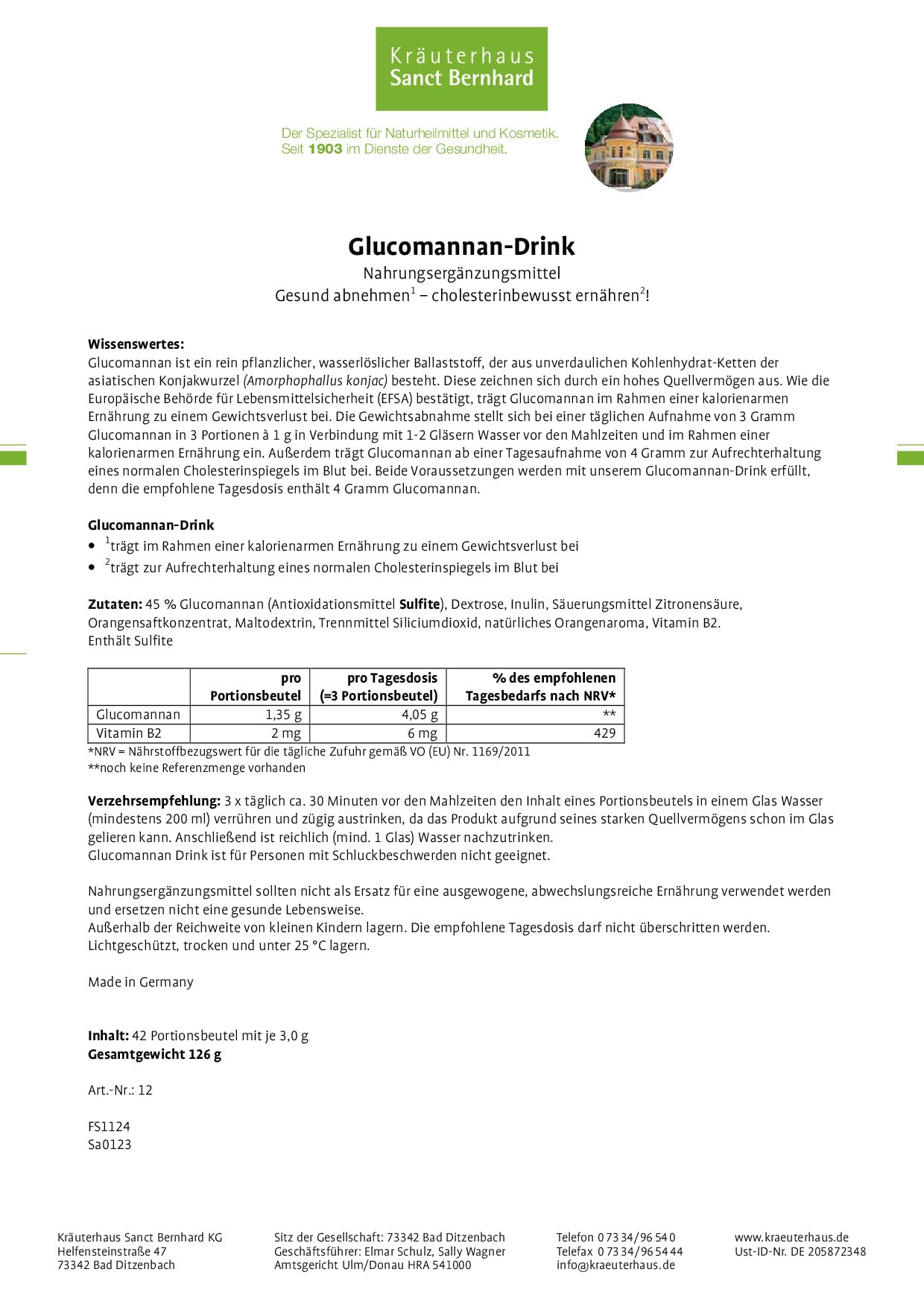 sanct-bernhard-glucomannan-drink-konjak-42-portionen-abnehmen image 2