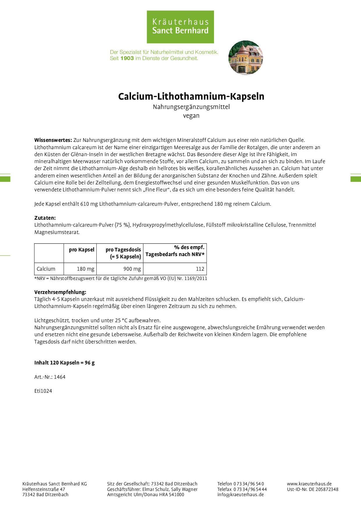 kr-uterhaus-sanct-bernhard-calcium-lithothamnium-kapseln-120-st-ck-meeresalge image 2