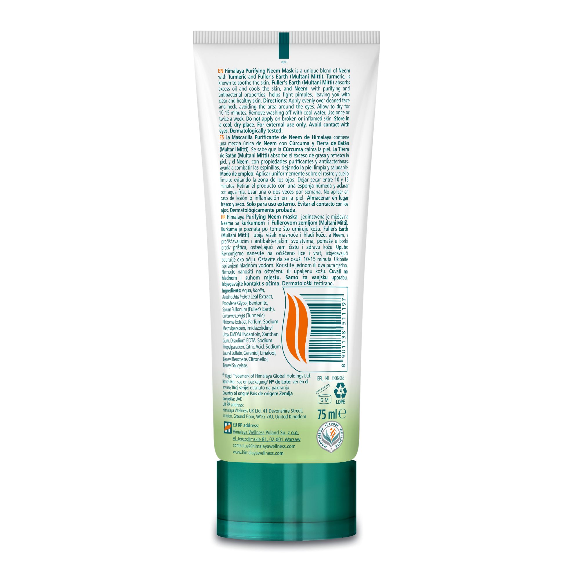 himalaya-kl-rende-neem-maske-gesichtsmaske-75-ml-gegen-pickel image 2