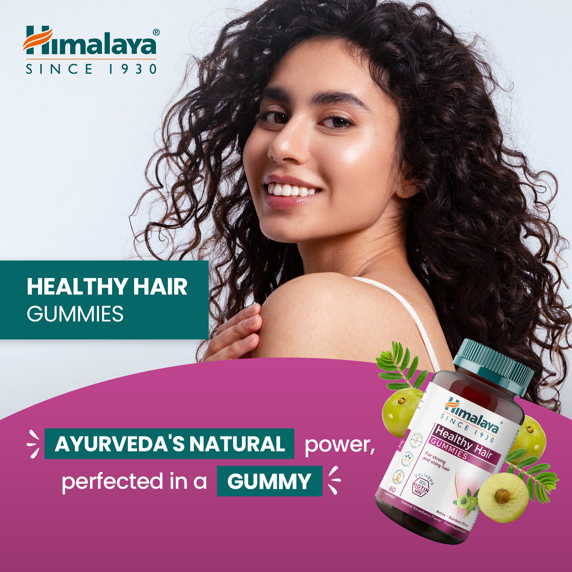 himalaya-healthy-hair-gummies-60-st-ck-biotin-erdbeere image 2