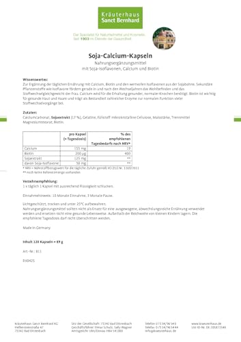 sanct-bernhard-soja-calcium-kapseln-120-wechseljahre-isoflavone image 4