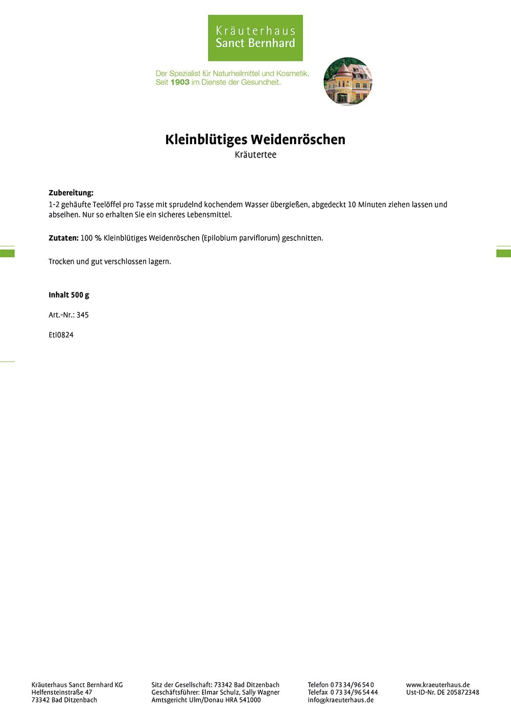 kr-uterhaus-sanct-bernhard-weidenr-schen-tee-500-g-prostata image 3