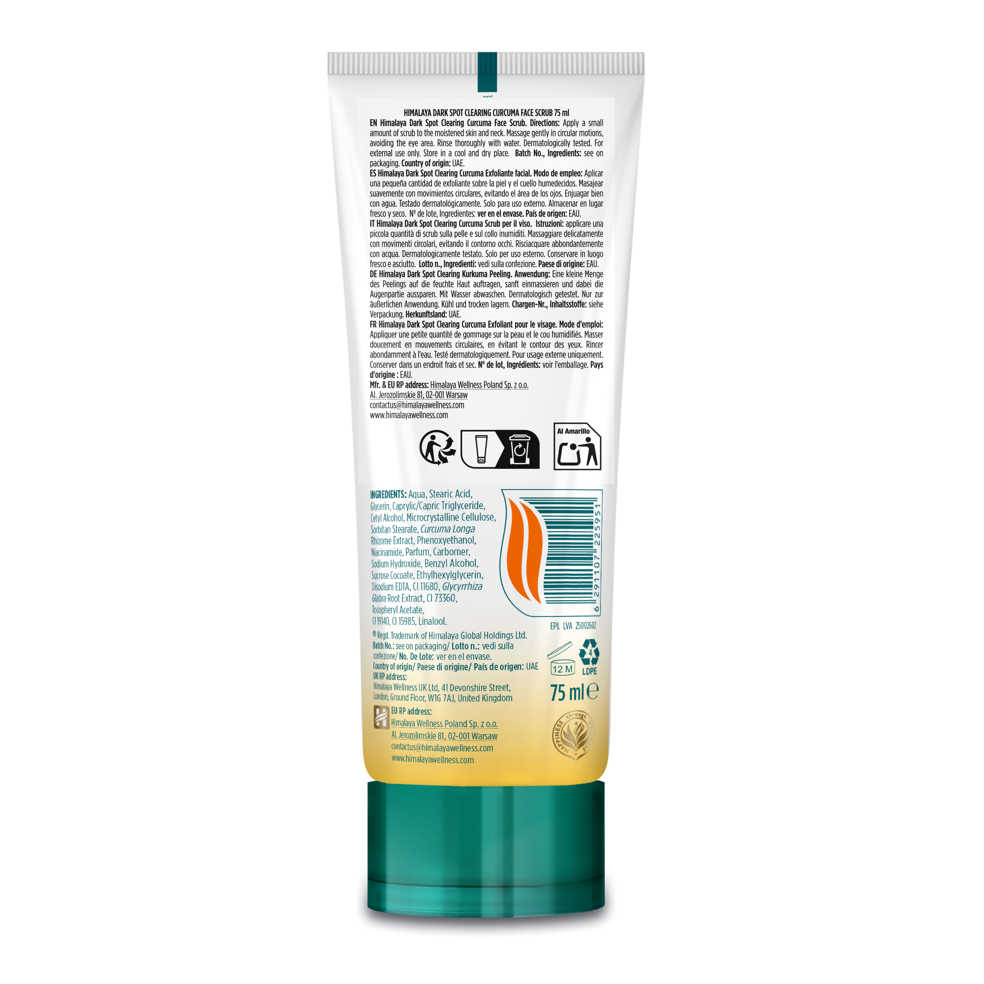 himalaya-dark-spot-curcuma-gesichtspeeling-75-ml-gegen-dunkle-flecken image 5