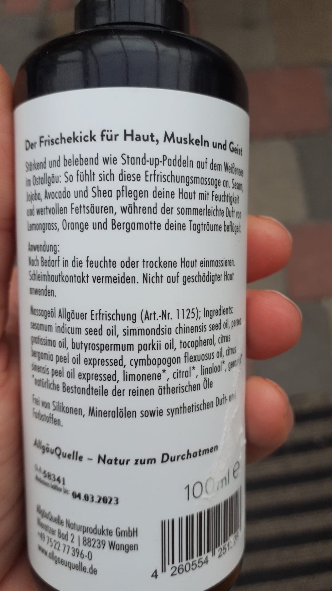 Pflegt gut
