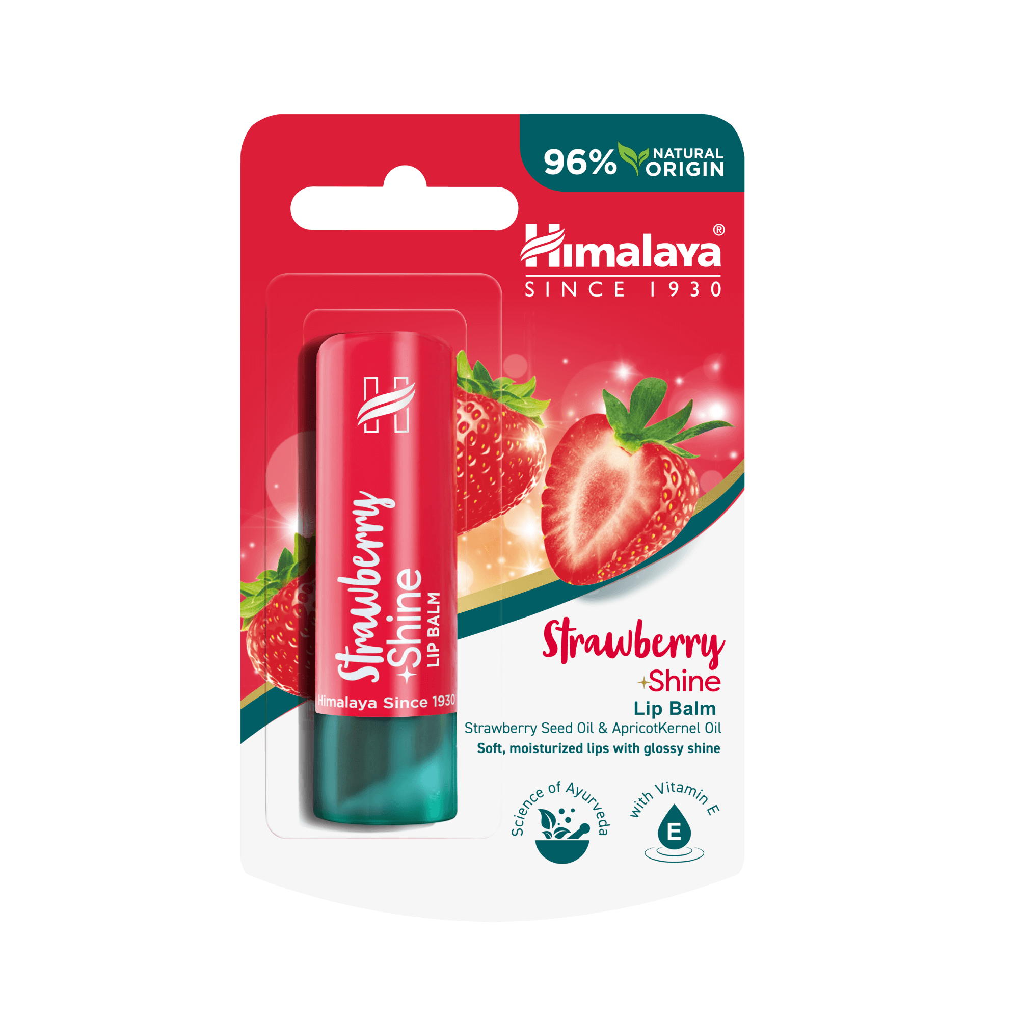 himalaya-strawberry-shine-lippenbalsam-erdbeere-stick-4-5-g image 1