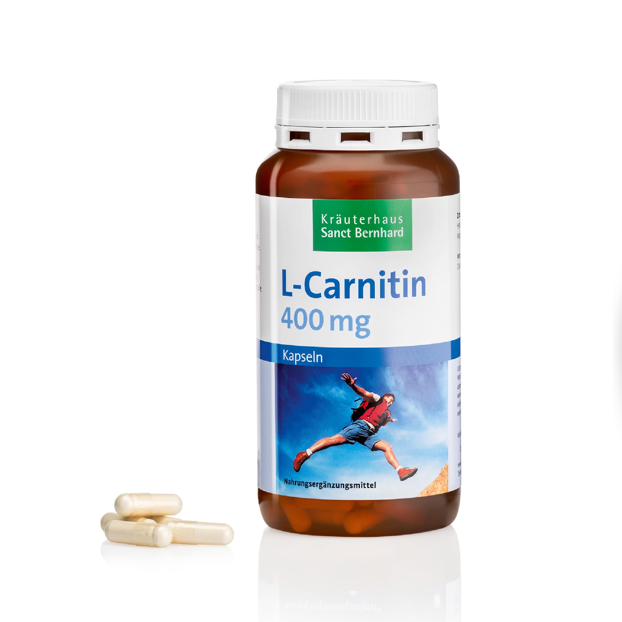 sanct-bernhard-l-carnitin-kapseln-400-mg-200-kapseln-vegan image 1