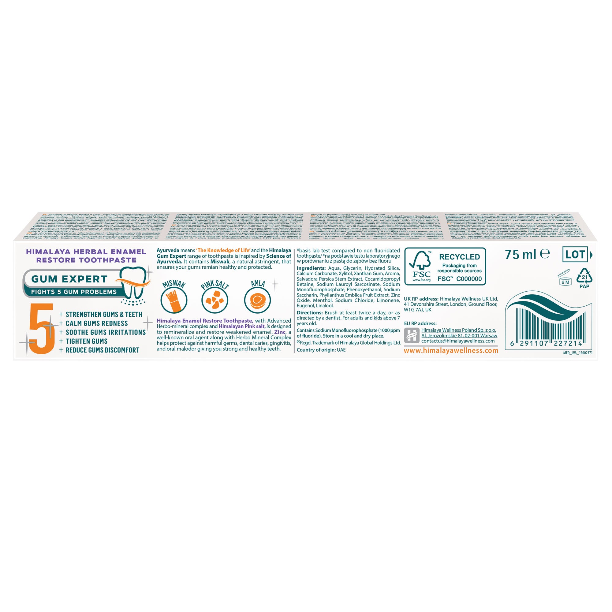 himalaya-gum-expert-zahnschmelz-reparatur-zahnpasta-75-ml-zink image 5