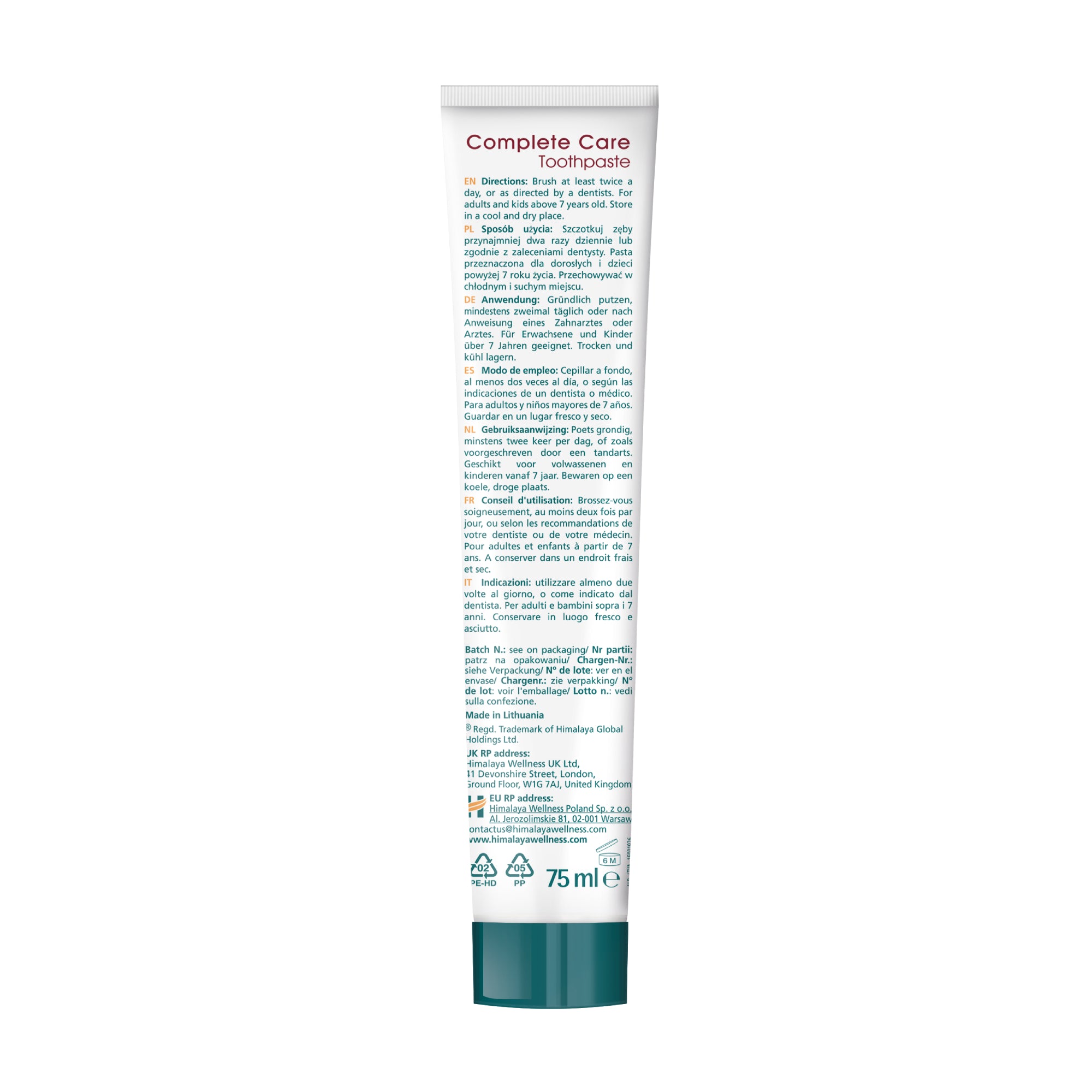himalaya-botanique-complete-care-zahnpasta-zimt-75-ml-fluoridfrei image 8