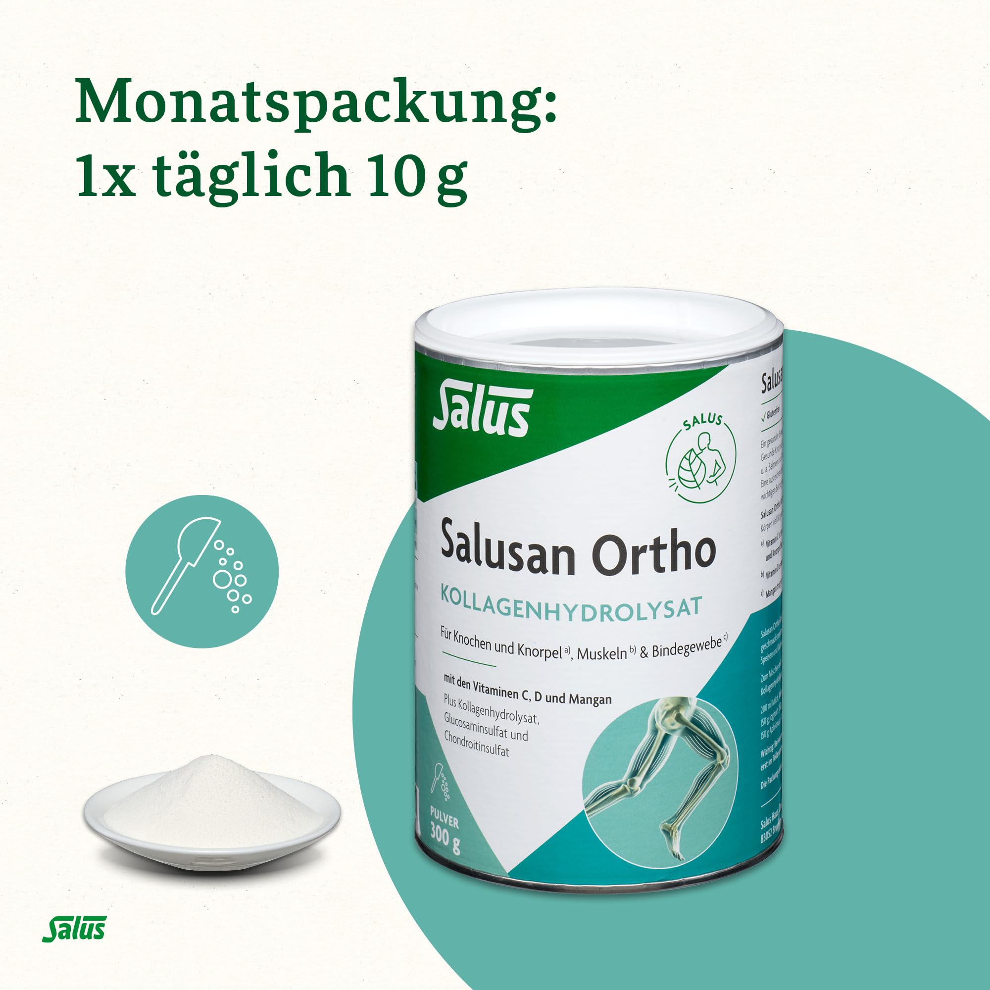 salus-salusan-ortho-kollagen-pulver-300-g-neutral image 2
