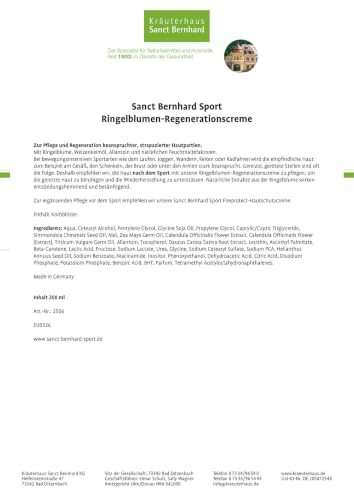 sanct-bernhard-sport-ringelblumen-regenerationscreme-creme-200-ml image 5
