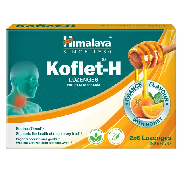 himalaya-koflet-h-orange-lutschtabletten-12-st-ck-bei-husten image 1