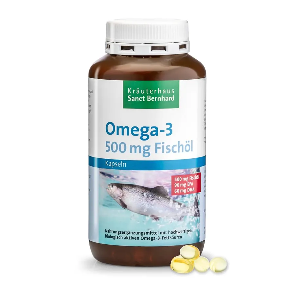 sanct-bernhard-omega-3-fisch-l-kapseln-400-st-ck-500-mg image 1