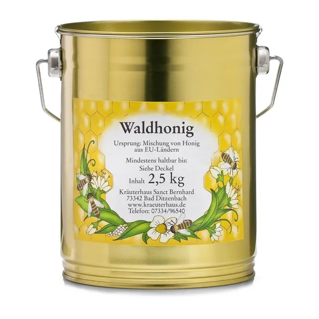 sanct-bernhard-waldhonig-naturbelassen-2-5-kg-kr-ftig-brotaufstrich image 1