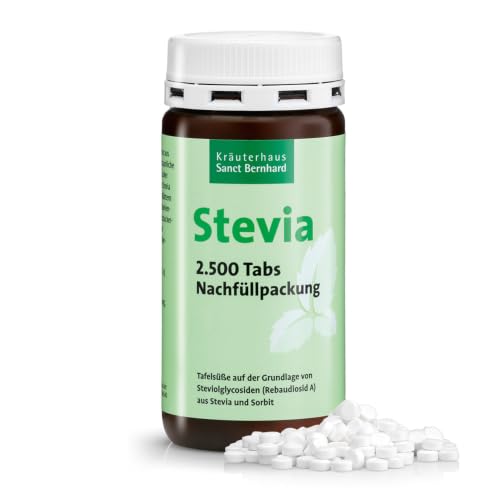 sanct-bernhard-stevia-tabs-nachf-llpack-1000-tabs-zuckerfrei image 6