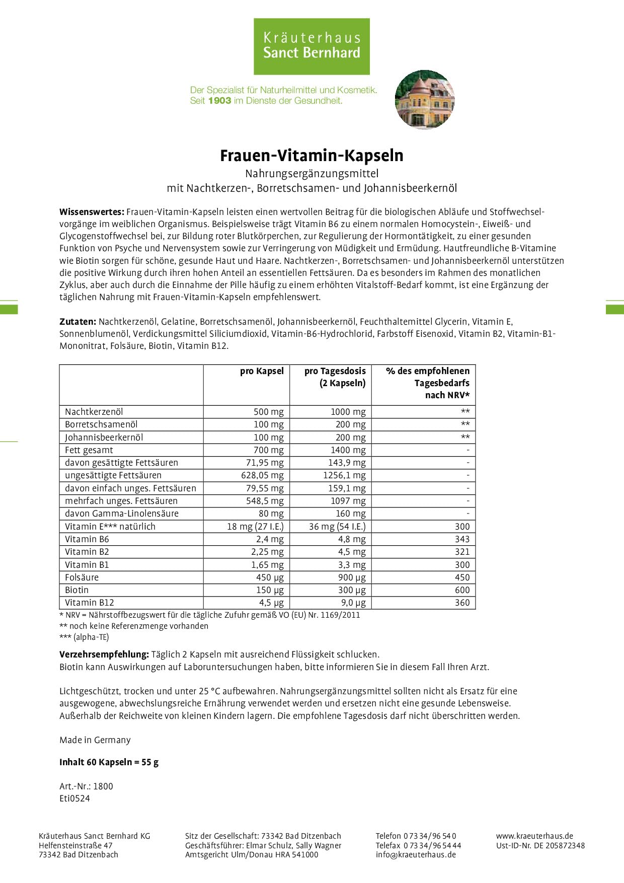 sanct-bernhard-frauen-vitamin-kapseln-60-nachtkerzen-l-vitamin-e image 3