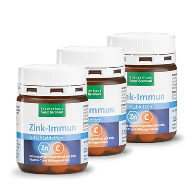 sanct-bernhard-zink-immun-lutschtabletten-pfirsich-3x120-stk image 1