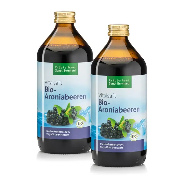 sanct-bernhard-bio-aronia-saft-2x500-ml-direktsaft image 1
