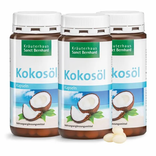 sanct-bernhard-kokos-l-kapseln-bio-3x240-st-kaltgepresst image 1