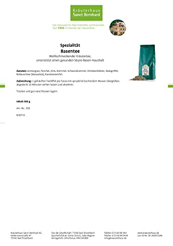 sanct-bernhard-basentee-kr-utertee-500-g-mit-lemongras-fenchel image 4