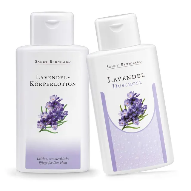 sanct-bernhard-lavendel-aroma-set-lotion-duschgel-2x250-ml image 1